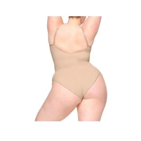 SKIMS Sculpting Brief Bodysuit L/XL (US 12–16) Ochre Tan NWOT MSRP $72 - Picture 5 of 5